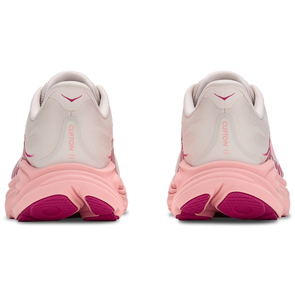 HOKA Clifton 11 - Women's - Tan/Pink - Image 3