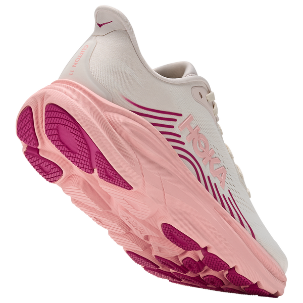 HOKA Clifton 11 - Women's - Tan/Pink - Image 7