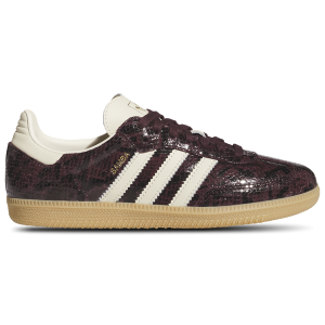 adidas Originals Samba OG - Women's - Maroon/Cream White/Gold Metallic
