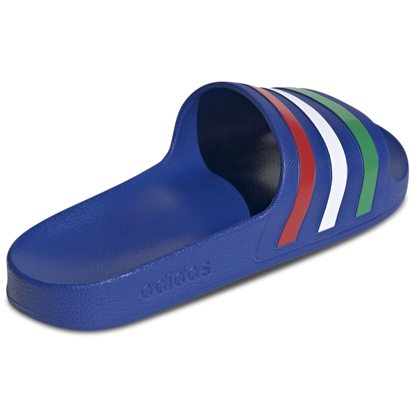 adidas Adilette Aqua Slides - Men's - Bold Blue/Green/Ftwr White - Image 3