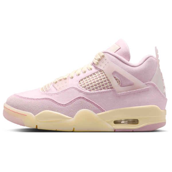 Jordan Retro 4 - Women's - Peal Pink/Iced Carmine - Image 2