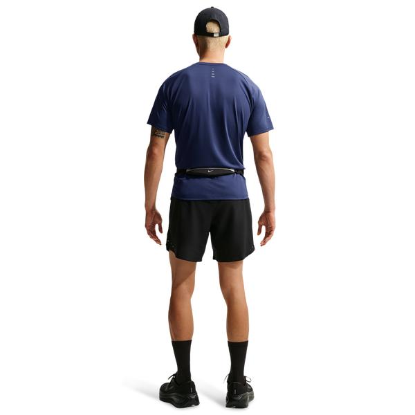Nike Dri-FIT ADV STRIDE SS TOP - Men's - Midnight Navy/Reflective Silver - Image 5