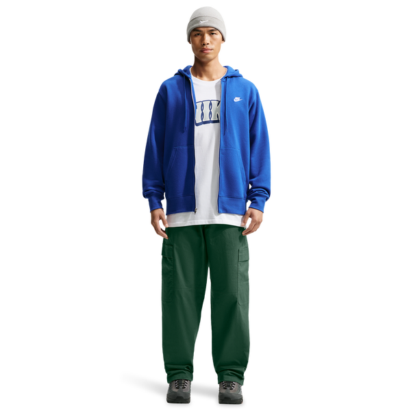 Nike Club Woven Cargo Pants Collection - Men's - White/Fir - Image 4