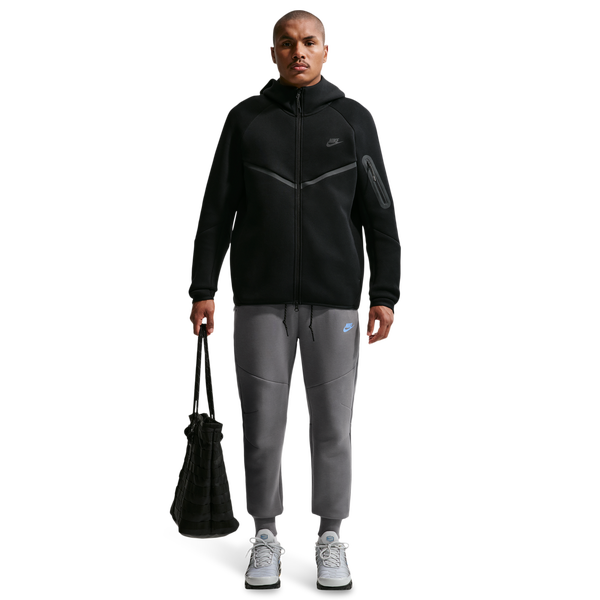 Nike Tech Fleece Jogger - Men's - Smoke Grey/Football Blue - Image 4
