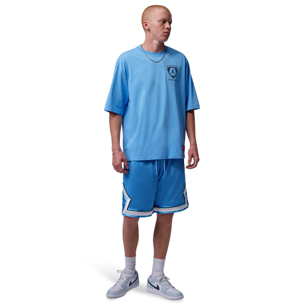 Jordan Brooklyn Oversized Graphic Short Sleeve Crew - Men's - University Blue/Black - Image 4