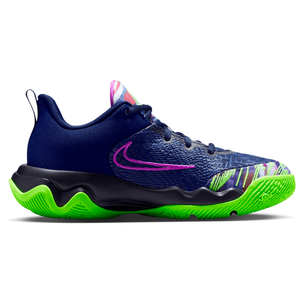 Nike Giannis Immortality 4 KC - Boys' Grade School - Black/Green Strike/Blue Void