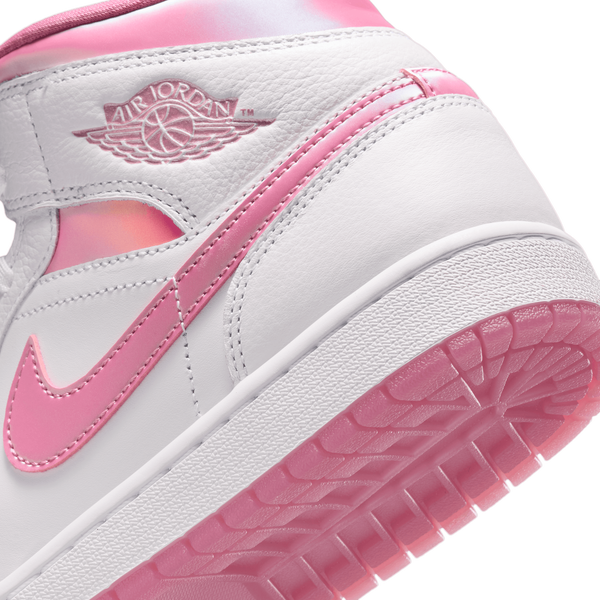 Jordan Air Jordan 1 Mid SE - Women's - Desert Berry/White - Image 8