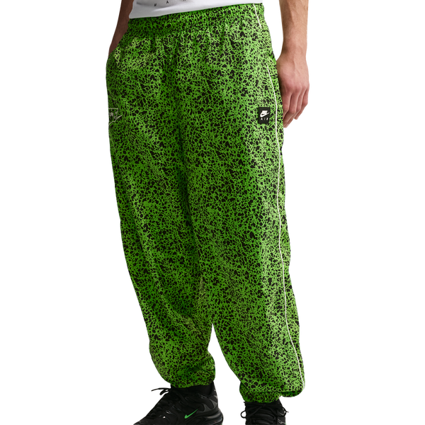 Nike Air Woven AOP TL Pants - Men's - Mean Green