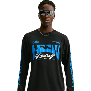 Nike NSW Loose LS Swoosh Speed Tee - Men's - Black