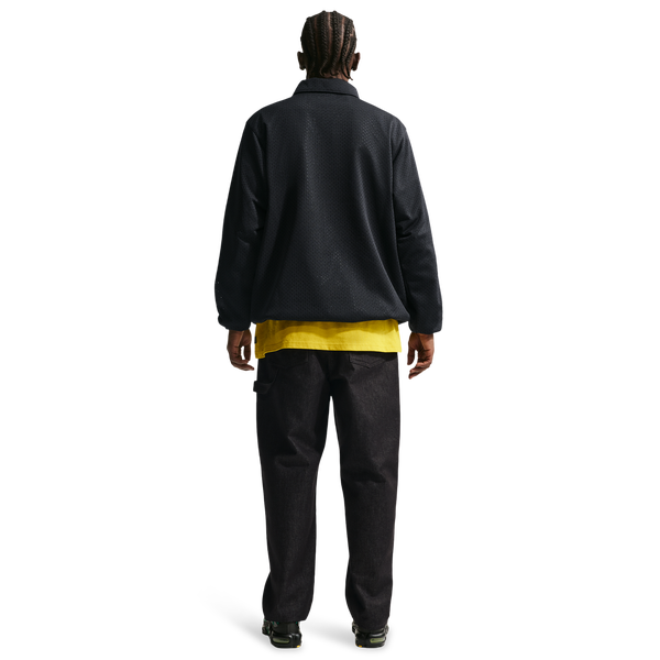 Nike Club Coaches AMSPT Jacket - Men's - Black/Saffron Quartz - Image 4
