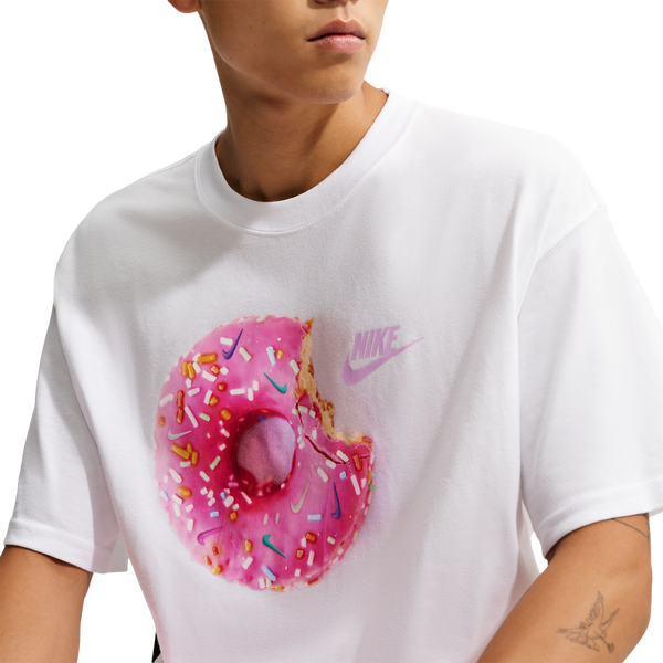 Nike NSW Max90 Donut MB Short Sleeve T-Shirt - Men's - White - Image 3