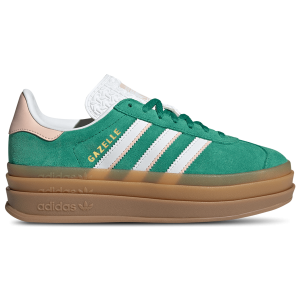 adidas Originals Gazelle Bold - Boys' Grade School - Bold Green/Ftwr White/Gold Met