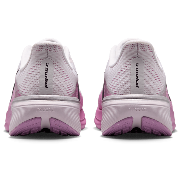Nike Air Zoom Pegasus 42 Wide - Women's - White/Black/Lt Magenta - Image 3