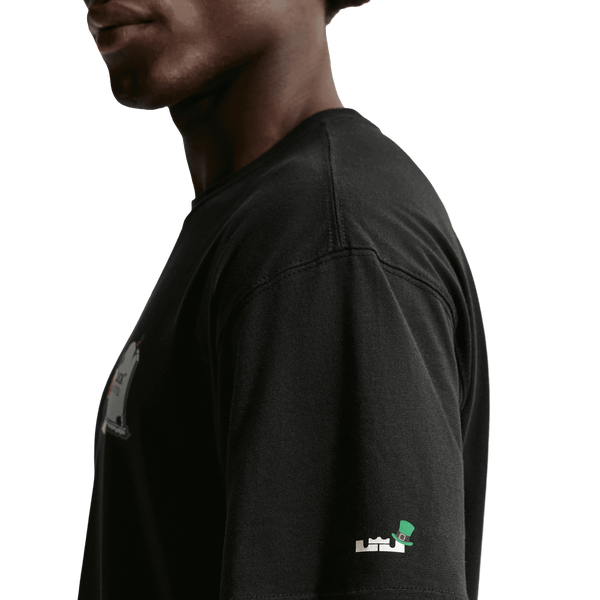 Nike LeBron James T-Shirt Long Sleeve - Men's - Black - Image 5