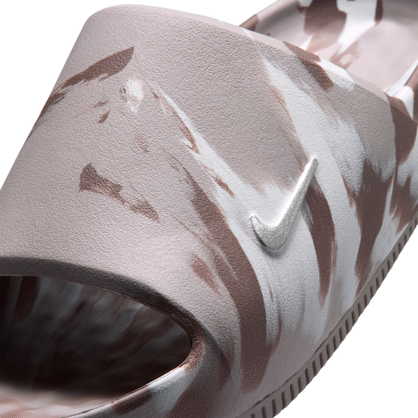 Nike Calm Slides 2.0 - Women's - Mink Brown/Sail/Moon Particle - Image 6