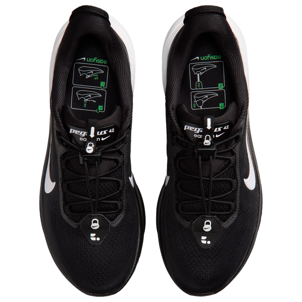 Nike Pegasus 42 Easyon - Men's - Black/White/Dark Smoke Grey - Image 4