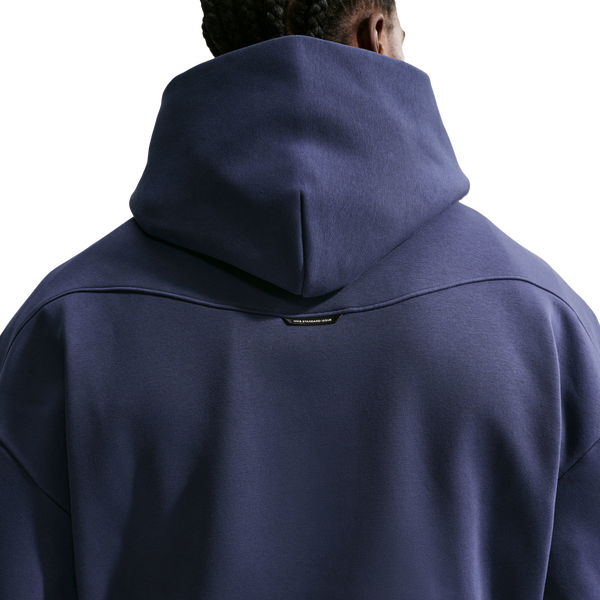 Nike TF SI Brsh Pullover Hoodie - Men's - White/Navy - Image 2