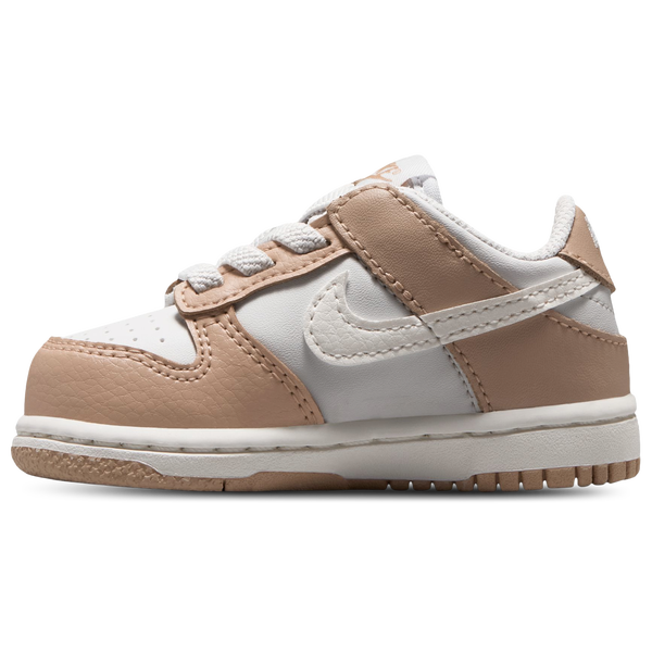 Nike Dunk Low - Boys' Toddler - White/Silver - Image 2