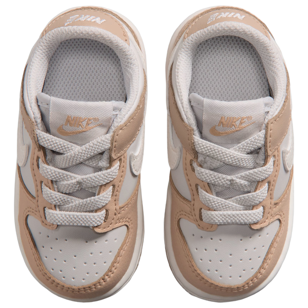 Nike Dunk Low - Boys' Toddler - White/Silver - Image 4
