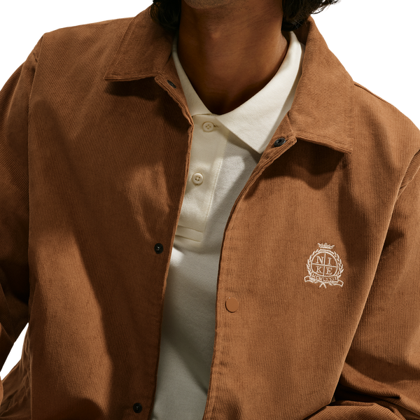Nike Club Cord Coaches Jacket NCC - Men's - Ale Brown/Sanddrift - Image 3