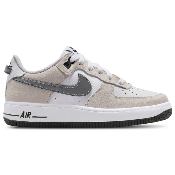 Nike Nike Air Force 1 '07 LV8 AS - Boys' Grade School - White/Metallic Cool Grey/Black