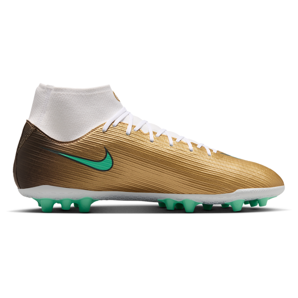 Nike Superfly 11 Academy Ag Km - Men's - Metallic Gold/Green Glow