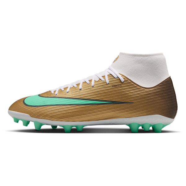 Nike Superfly 11 Academy Ag Km - Men's - Metallic Gold/Green Glow - Image 2