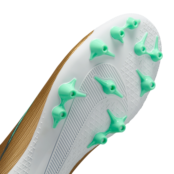 Nike Superfly 11 Academy Ag Km - Men's - Metallic Gold/Green Glow - Image 8