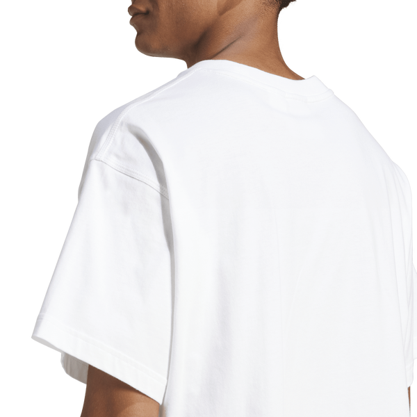 adidas Trefoil Essentials OS T-Shirt - Men's - White/Black - Image 4