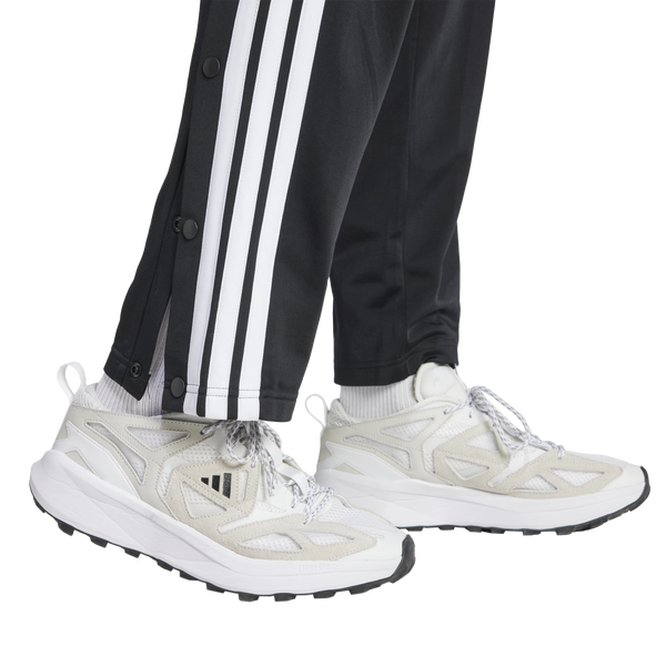 adidas 3-Stripes Colorblock Snap Pants - Men's - White/Black - Image 4