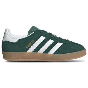 adidas Originals Gazelle Indoor - Boys' Grade School - Collegiate Green/White