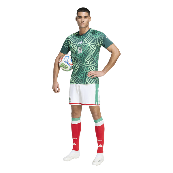 adidas Mexico 26 Home Pre Match Jersey - Men's - Green - Image 3