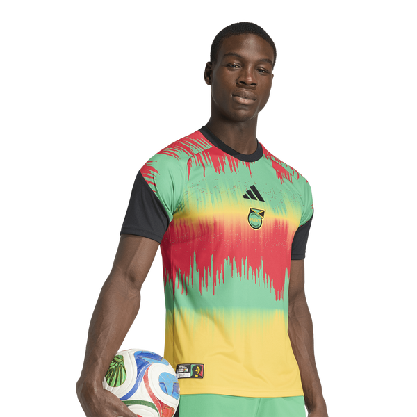 adidas Jamaica Pre Match Jersey - Men's - Gold