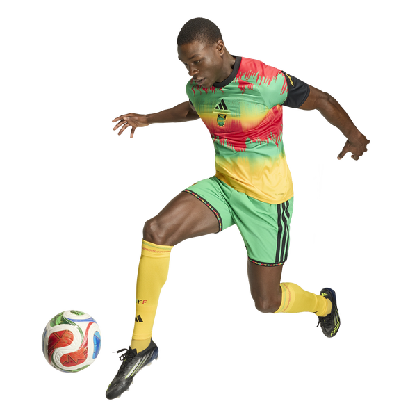adidas Jamaica Pre Match Jersey - Men's - Gold - Image 8