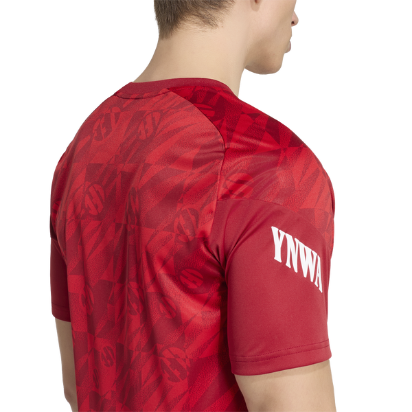 adidas Liverpool FC Pre-Match Jersey - Men's - Red - Image 4