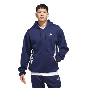 adidas Crazy Warm Full-Zip Hoodie - Men's - Team Navy Blue/White