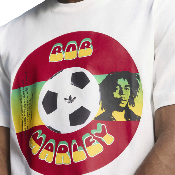 adidas Jamaica Bob OG 2 T-Shirt - Men's - White - Image 7