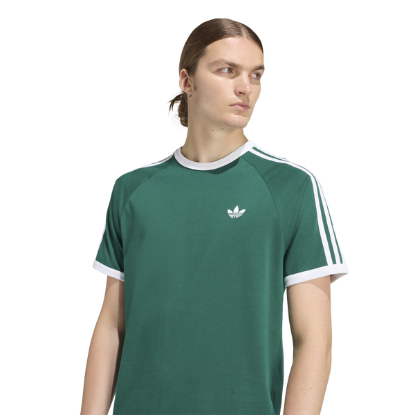 adidas 3-Stripes T-Shirt - Men's - Collegiate Green - Image 3