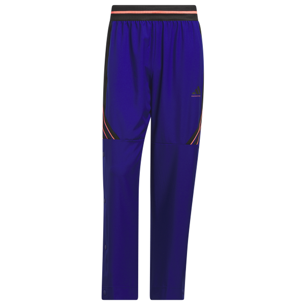 adidas CrazyLite Woven Basketball Pants - Men's - Mystery Ink/Black/Solar Turbo - Image 6