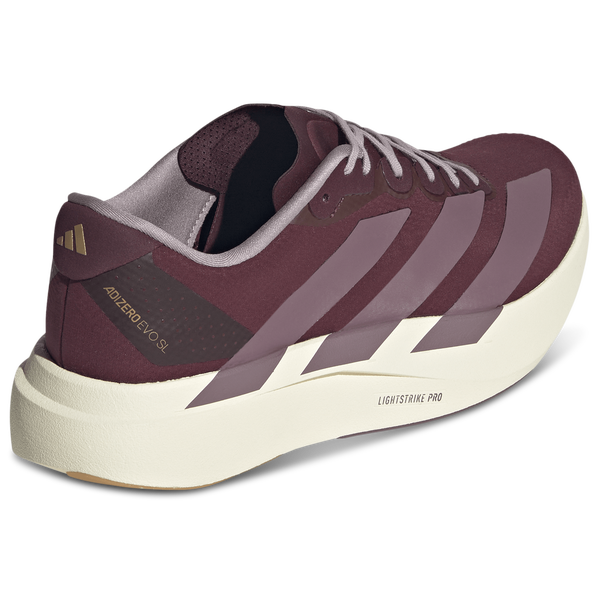 adidas Adizero Evo SL - Men's - Maroon/Shadow Fig/Preloved Fig - Image 3