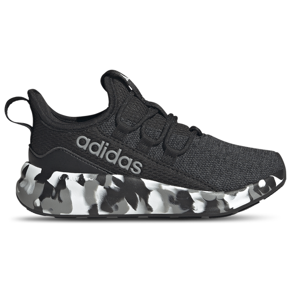 adidas Lite Racer Adapt 8.0 Elastic Lace - Boys' Grade School - Core Black/Grey/Carbon
