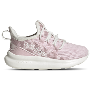 adidas Lite Racer Adapt 8.0 Elastic Lace - Boys' Toddler - Core White/Distilled Pink/Clear Pink