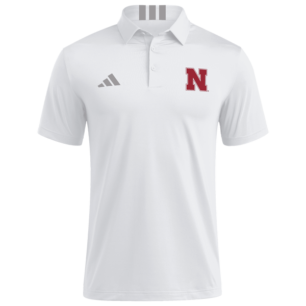adidas College Short Sleeve Polo - Men's - White