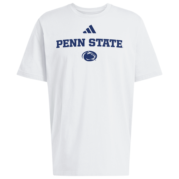 adidas NCAA Wordmark Short Sleeve T-shirt - Men's - White