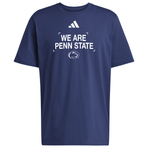 adidas NCAA Slogan Short Sleeve T-Shirt - Men's - Blue