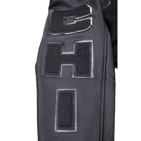 Pro Standard Chicago White Sox Triple Black Wool Varsity Jckt - Men's - Image 10