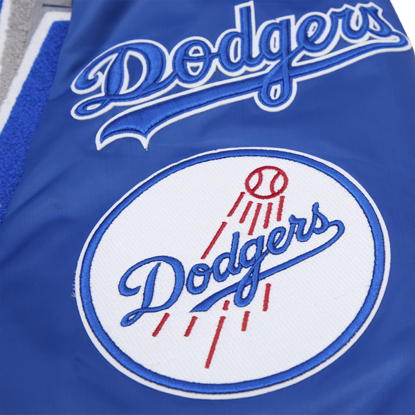 Pro Standard Los Angeles Dodgers Mash Up Rib Satin Jacket - Men's - Dodger Blue - Image 6