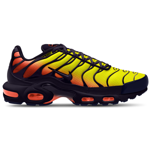 Nike Air Max Plus - Men's - Blackened Blue/Lemon Venom