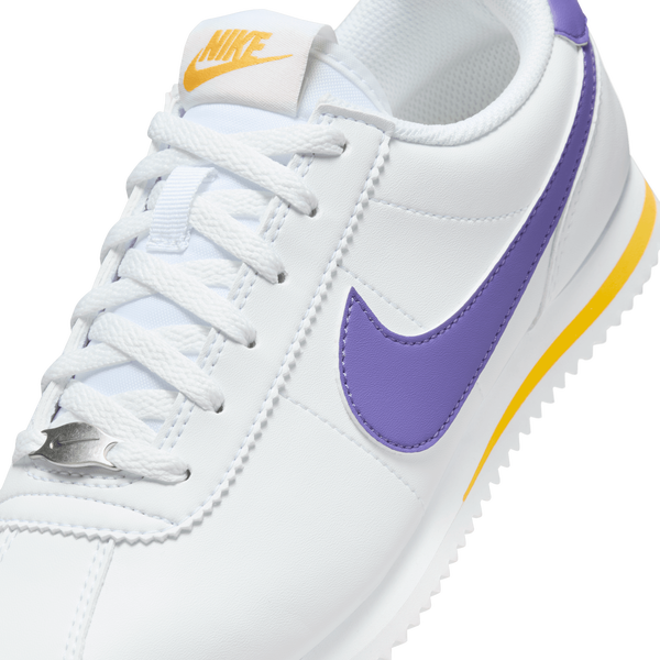 Nike Cortez - Boys' Grade School - White/Purple - Image 7