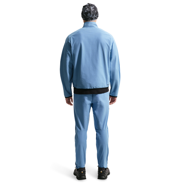 Nike Tech Shori Knit Track Jacket - Men's - Black/Blue - Image 4